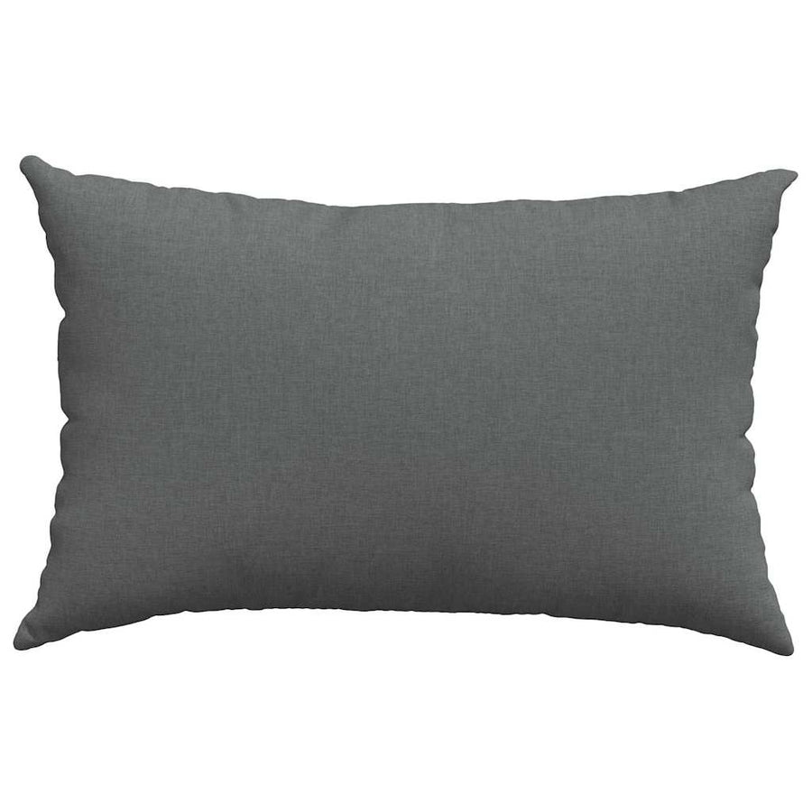 Sofa Kussens 2 pcs Donkergrijs 40 x 60 cm
