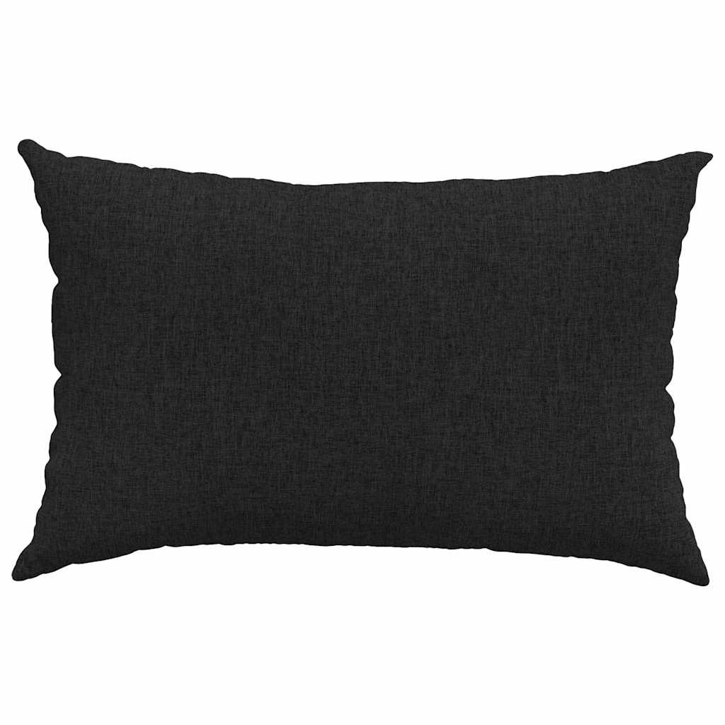 Sofa Kussens 2 pcs Zwart 40 x 60 cm