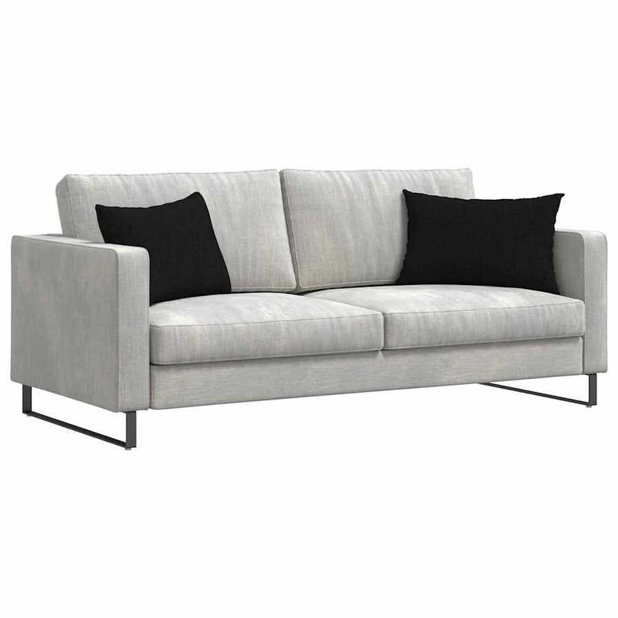 Sofa Kussens 2 pcs Zwart 40 x 60 cm