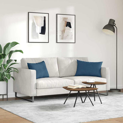 Sofa Kussens 2 pcs Blauw 40 x 60 cm Stof