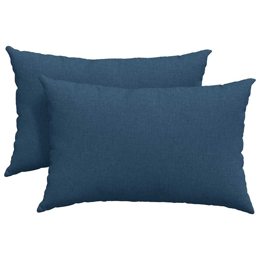 Sofa Kussens 2 pcs Blauw 40 x 60 cm Stof