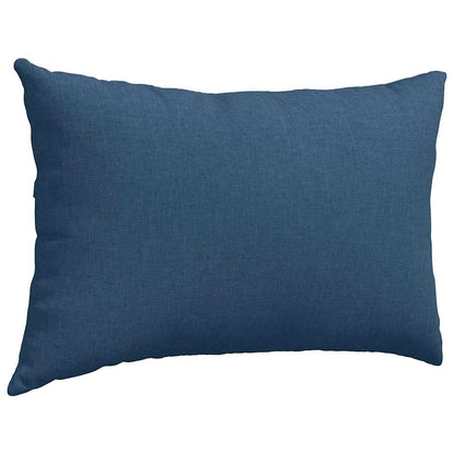 Sofa Kussens 2 pcs Blauw 40 x 60 cm Stof
