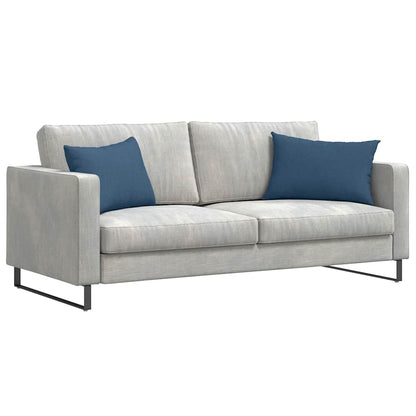 Sofa Kussens 2 pcs Blauw 40 x 60 cm Stof