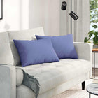 Bankkussens 60x40 cm jeansblauw stof