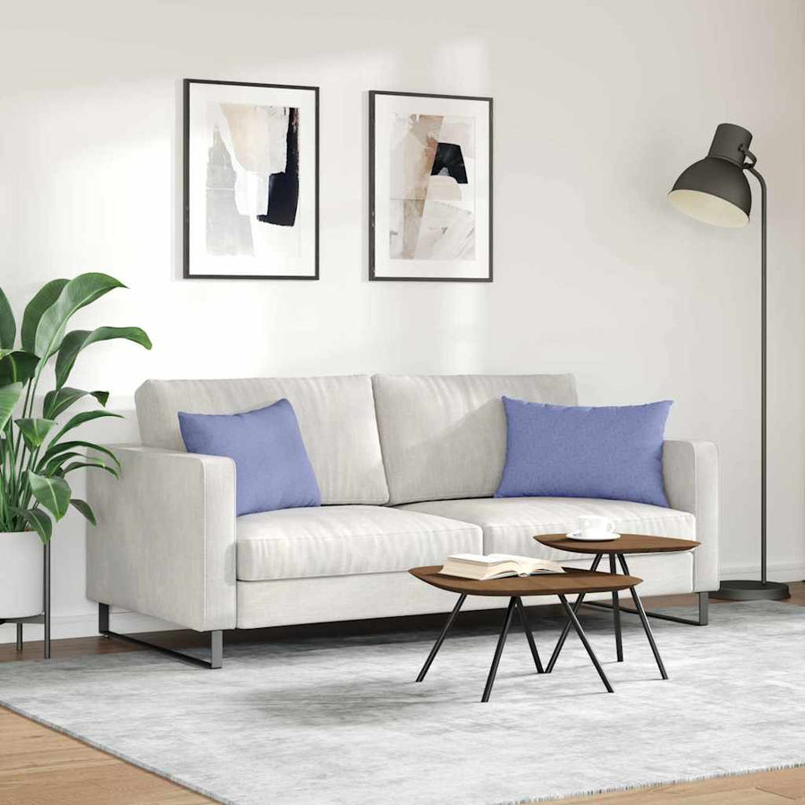 Sofa Kussens Blauw Stof