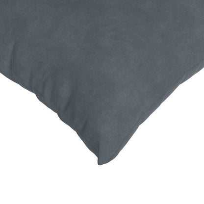 Sofa Kussens 2 pcs Donkergrijs 60 x 40 cm Katoen Stof
