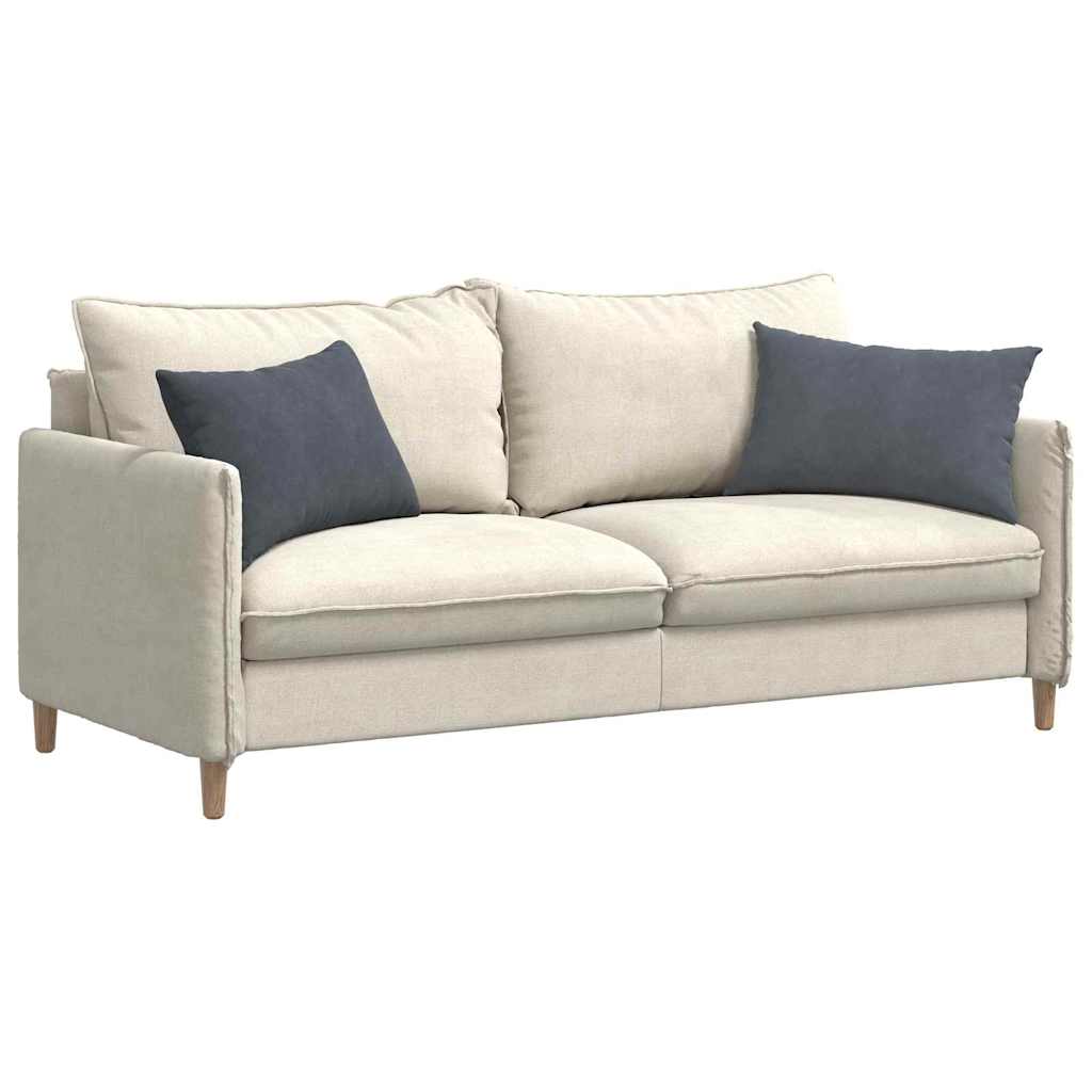 Sofa Kussens 2 pcs Donkergrijs 60 x 40 cm Katoen Stof