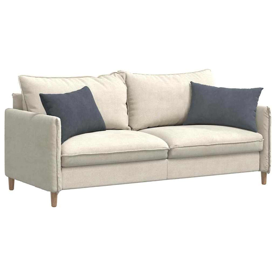 Sofa Kussens 2 pcs Donkergrijs 60 x 40 cm Katoen Stof