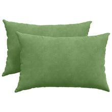 Sofa Kussens 2 stuks Lichtgroen 60 x 40 cm Cordstof