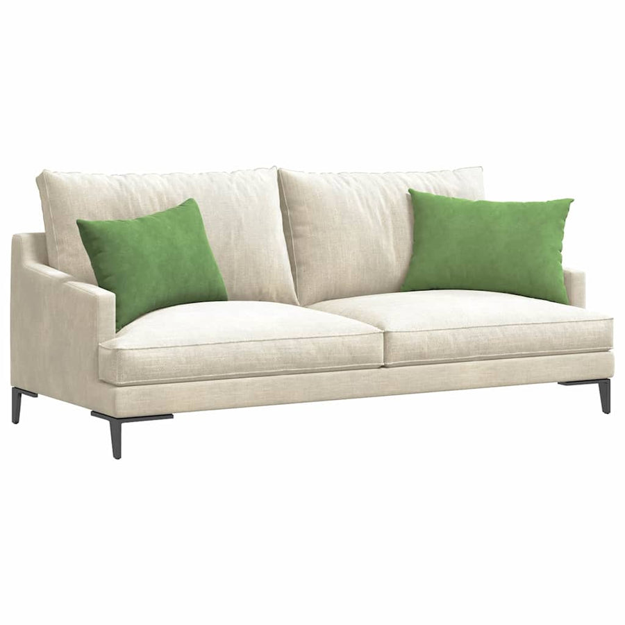 Sofa Kussens 2 stuks Lichtgroen 60 x 40 cm Cordstof