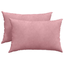 Sofa Kussens 2 pcs Roze 60 x 40 cm Katoen Stof