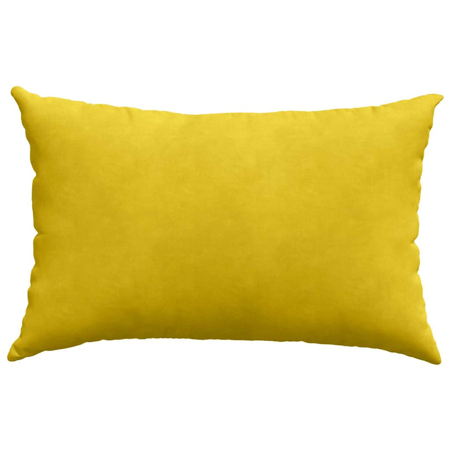 Sofa Kussens 2 pcs Geel 60 x 40 cm Katoen Stof