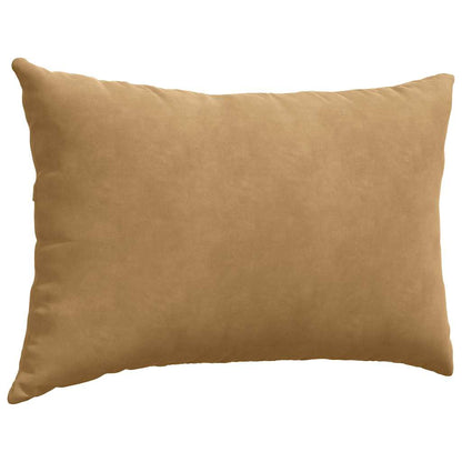 Sofa Kussens 2 pcs Bruin 60 x 40 cm Katoen Stof