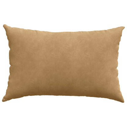 Sofa Kussens 2 pcs Bruin 60 x 40 cm Katoen Stof