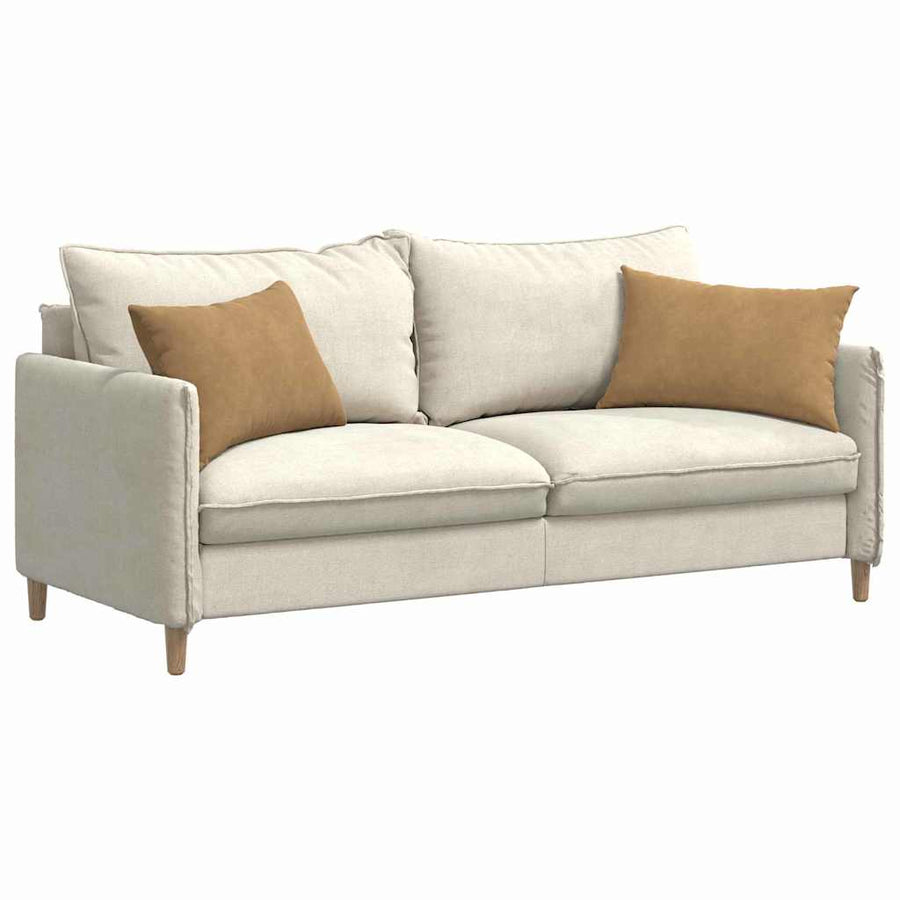 Sofa Kussens 2 pcs Bruin 60 x 40 cm Katoen Stof