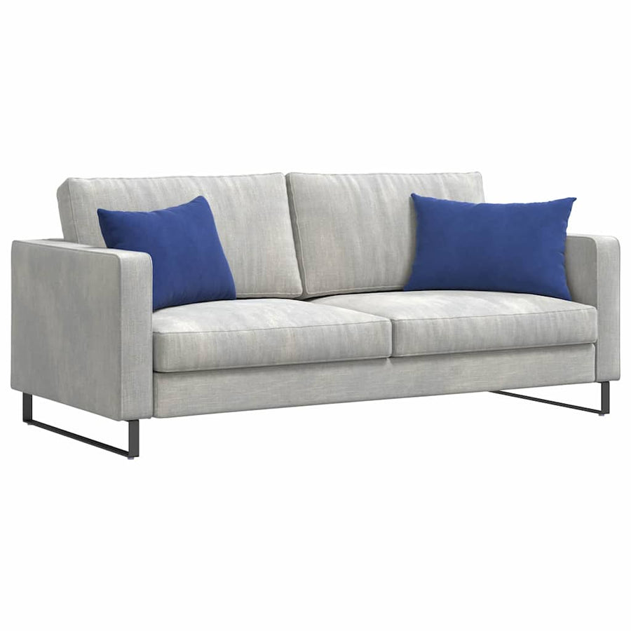 Sofa Kussens 2 pcs Politieblauw 60 x 40 cm Katoen Stof