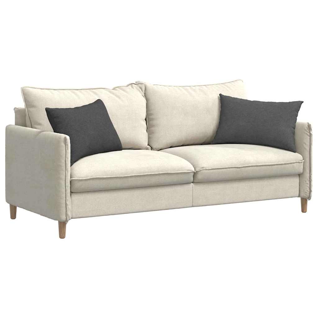 Sofa Kussens 2 pcs Donkergrijs 60 x 40 cm Katoen Stof