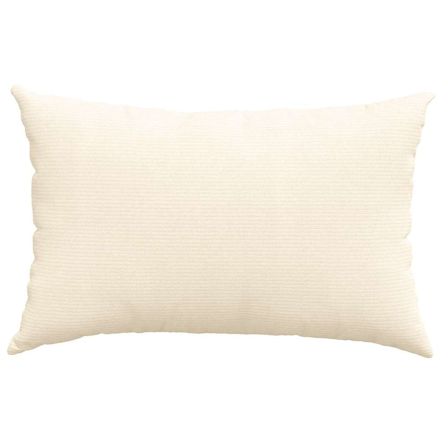 Sofa Kussens 2 pcs Crème 60 x 40 cm Katoen Stof