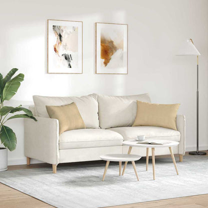Sofa Kussens 2 pcs Grijs groen 60 x 40 cm Katoen Stof