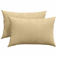 Sofa Kussens 2 pcs Grijs groen 60 x 40 cm Katoen Stof