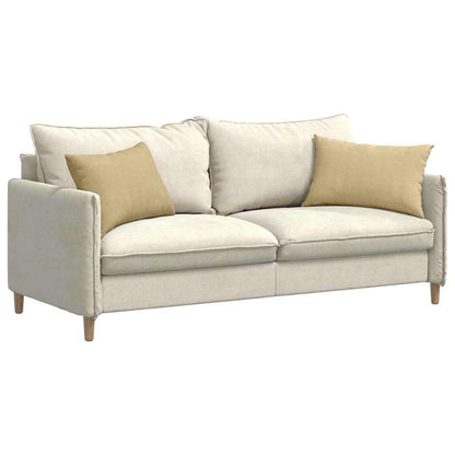 Sofa Kussens 2 pcs Grijs groen 60 x 40 cm Katoen Stof
