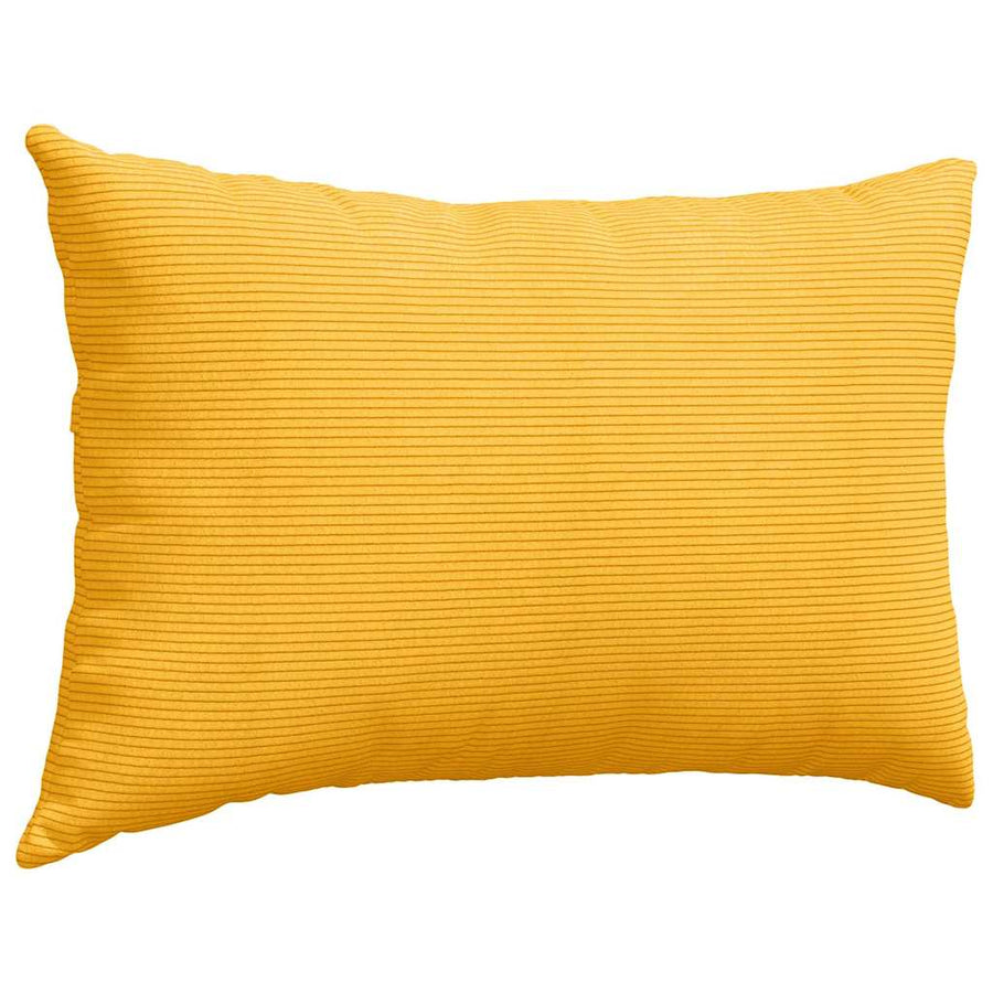 Sofa Kussens 2 pcs Lichtgeel 60 x 40 cm Katoen Stof