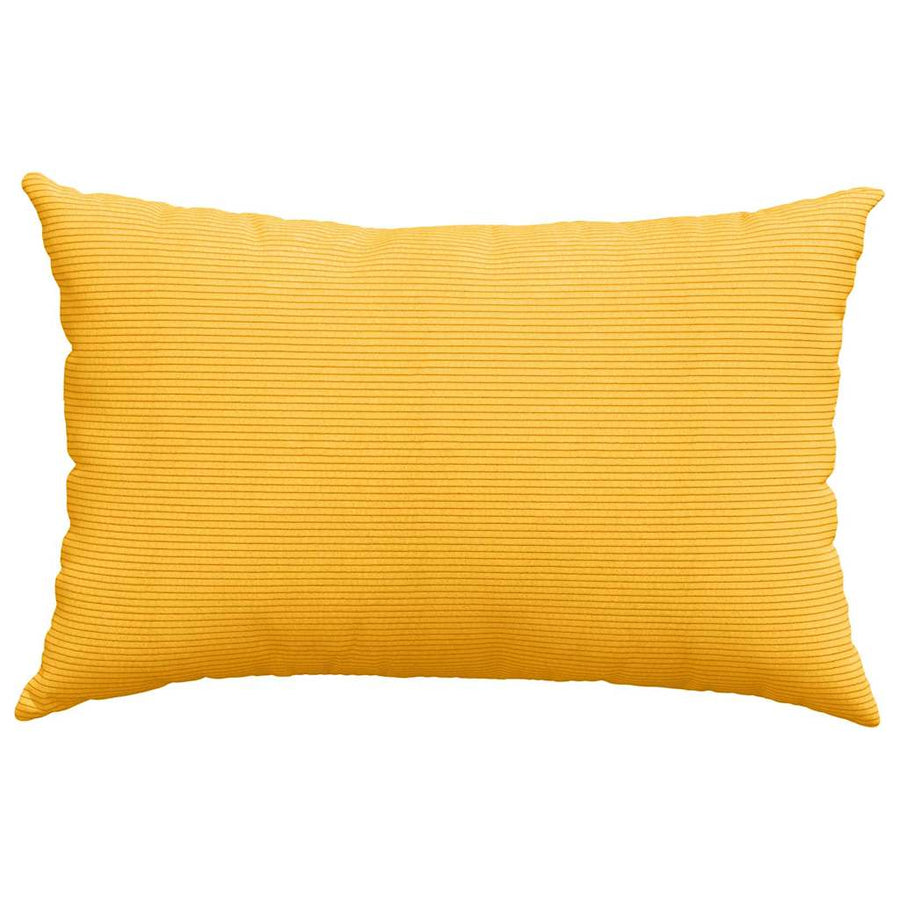 Sofa Kussens 2 pcs Lichtgeel 60 x 40 cm Katoen Stof