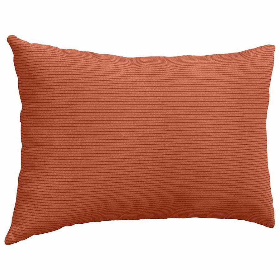 Sofa Kussens 2 pcs Rood-oranje 60 x 40 cm Katoen Stof