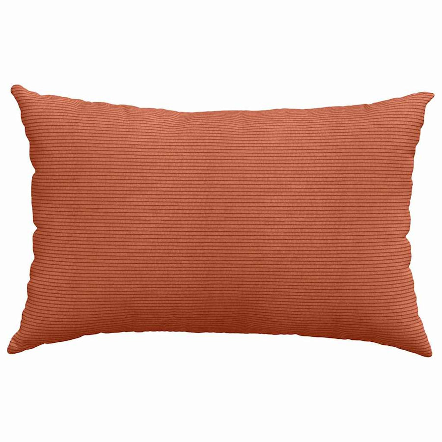Sofa Kussens 2 pcs Rood-oranje 60 x 40 cm Katoen Stof