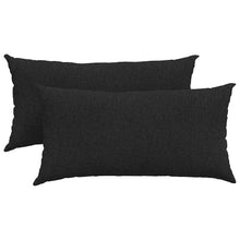 Sofa Kussens Zwart Stof