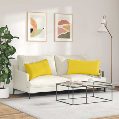 Sofa Kussens Lichtgeel Stof