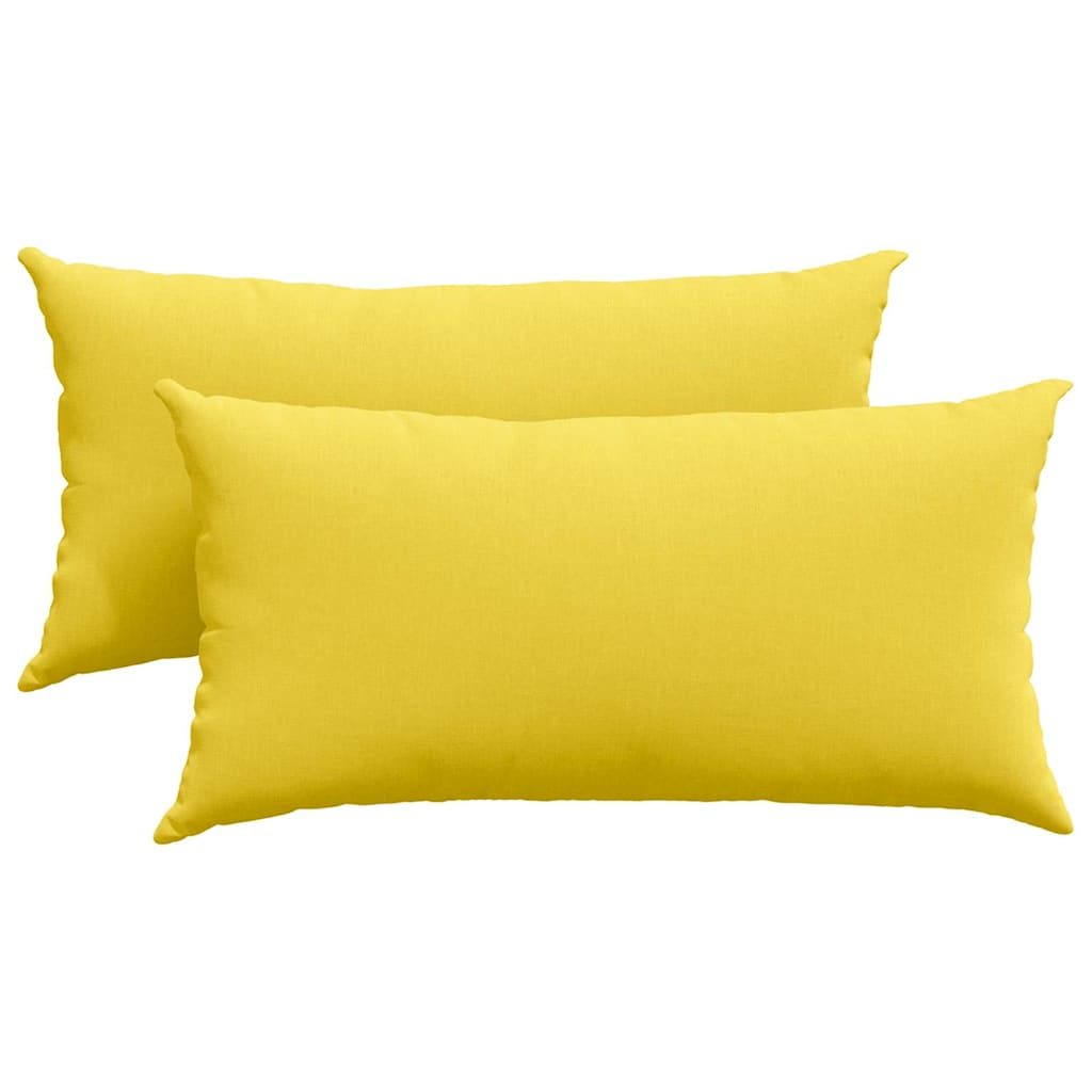 Sofa Kussens Lichtgeel Stof