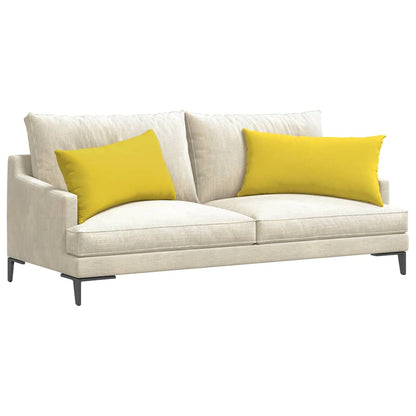 Sofa Kussens Lichtgeel Stof