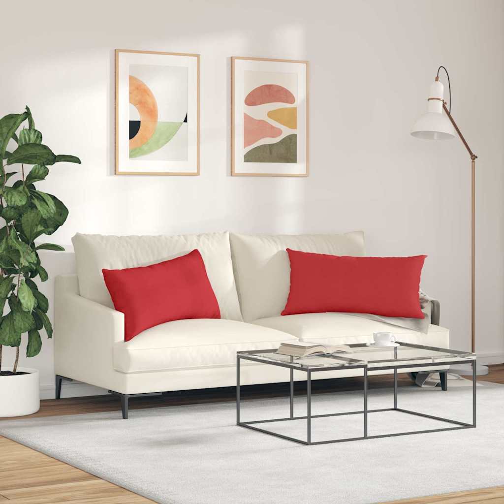 Sofa Kussens Rood Stof