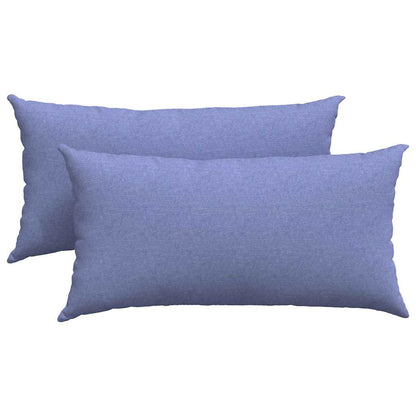 Sofa Kussens 2 pcs Blauw 80 x 40 cm