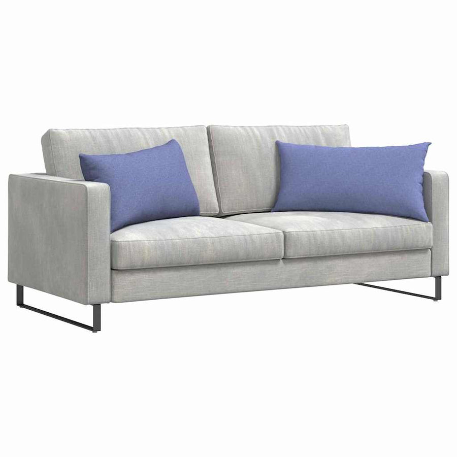 Sofa Kussens 2 pcs Blauw 80 x 40 cm