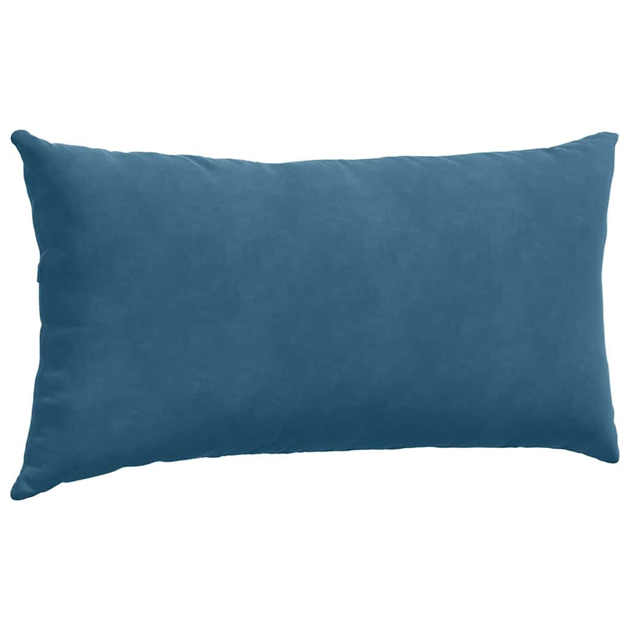 Sofa Kussens 2 pcs Blauw 80 x 40 cm Katoen Stof