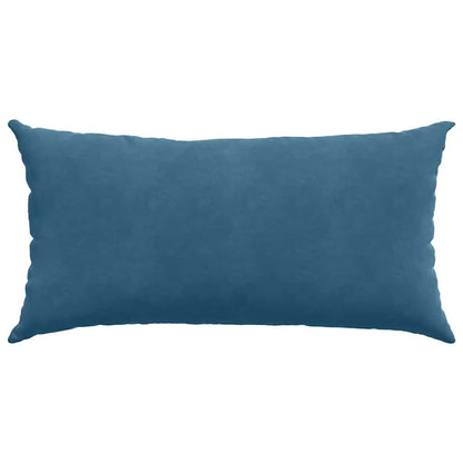 Sofa Kussens 2 pcs Blauw 80 x 40 cm Katoen Stof