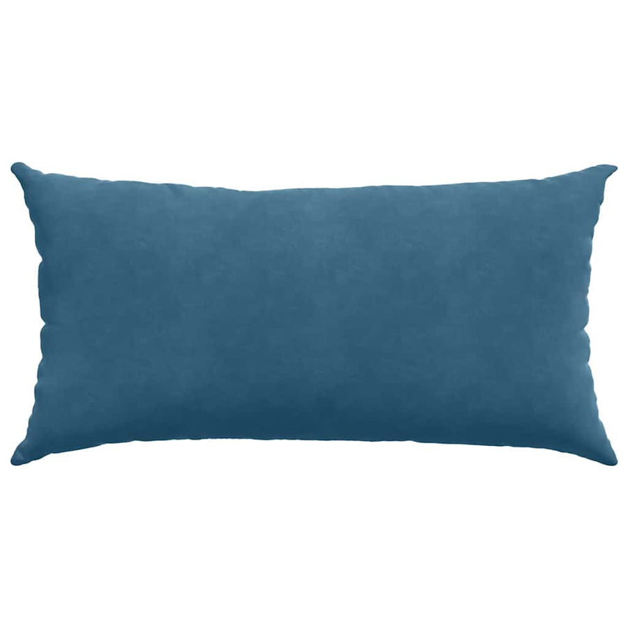 Sofa Kussens 2 pcs Blauw 80 x 40 cm Katoen Stof