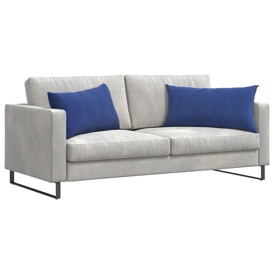 Sofa Kussens 2 pcs Politieblauw 80 x 40 cm Katoen Stof