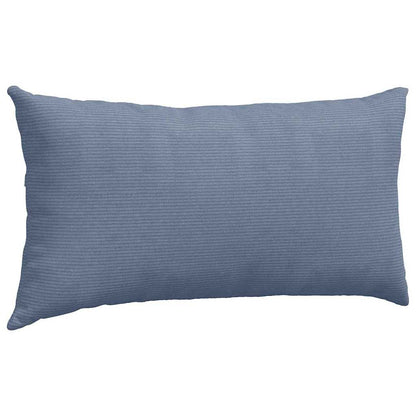 Sofa Kussens 2 pcs Blauw 80 x 40 cm Katoen Stof