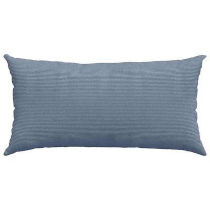Sofa Kussens 2 pcs Blauw 80 x 40 cm Katoen Stof