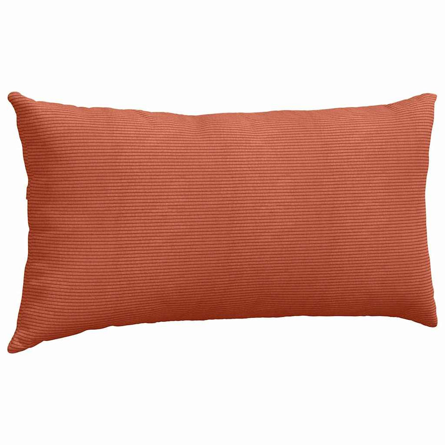 Sofa Kussens 2 pcs Rood-oranje 80 x 40 cm Katoen Stof