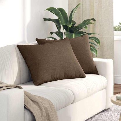 Sofa Kussens Bruin Stof