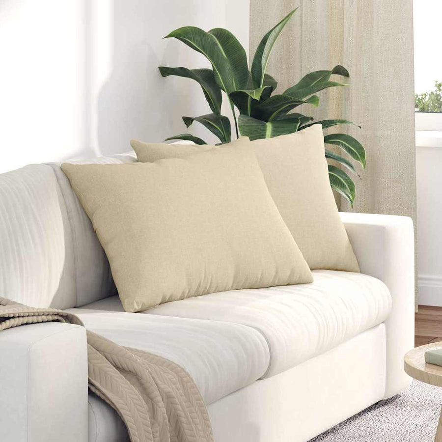 Sofa Kussens Crème Stof