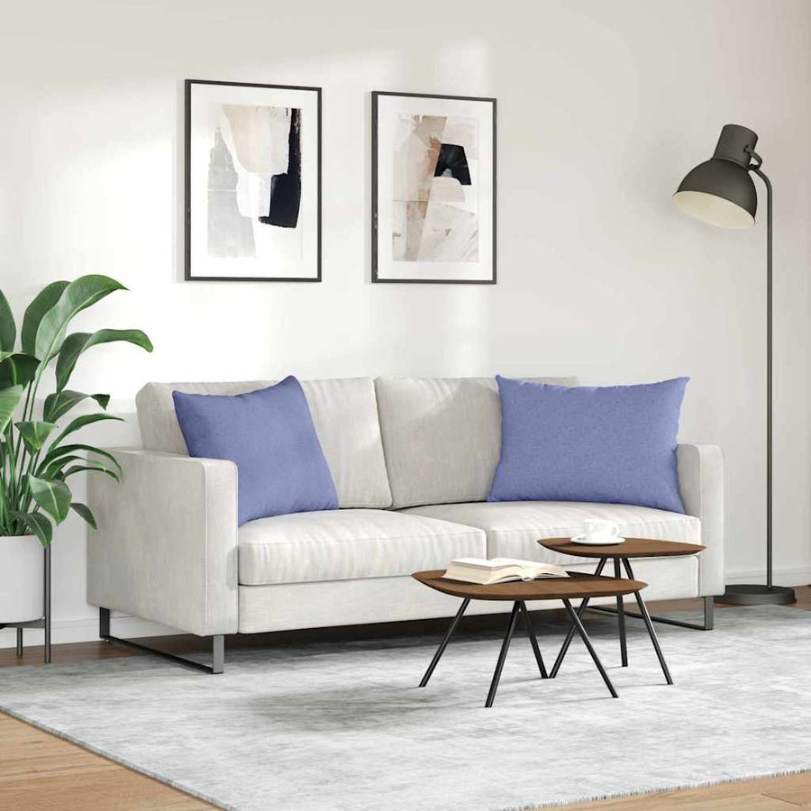 Sofa Kussens Blauw Stof