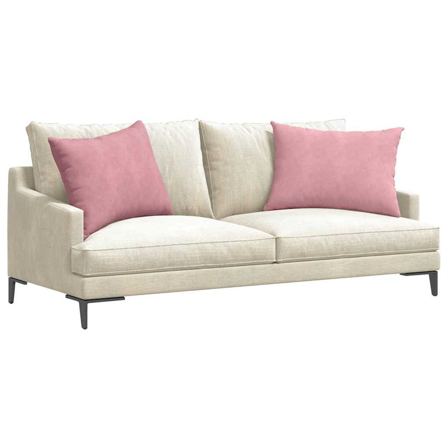 Sofa Kussens 2 pcs Roze 70 x 50 cm Katoen Stof