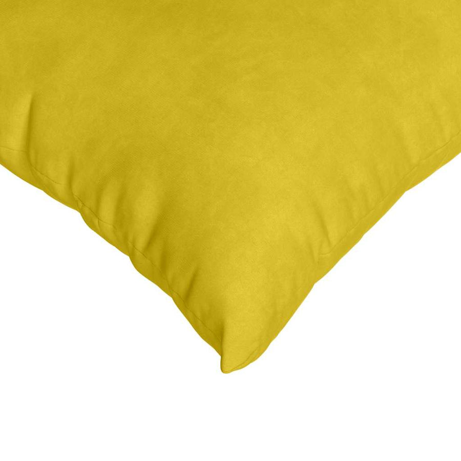 Sofa Kussens 2 pcs Geel 70 x 50 cm Katoen Stof