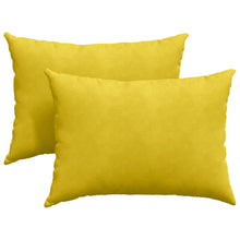 Sofa Kussens 2 pcs Geel 70 x 50 cm Katoen Stof