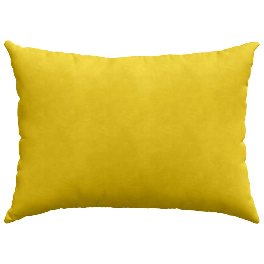 Sofa Kussens 2 pcs Geel 70 x 50 cm Katoen Stof